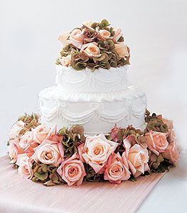 Reception Flowers Sweet Visions Wedding  Cake  Decorations  