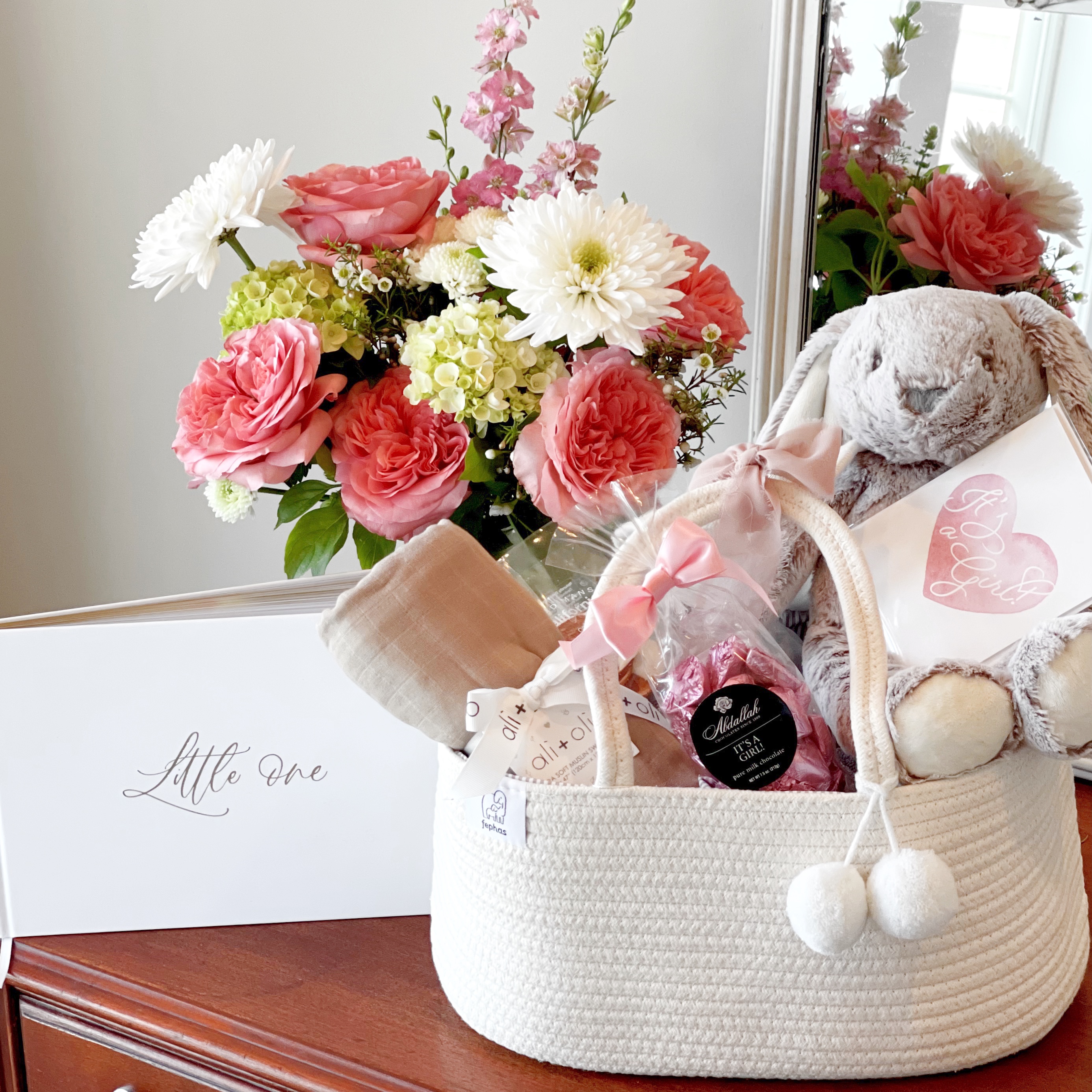 Baby Girl Gift Bag  Delaware & Maryland New Baby Gift Basket
