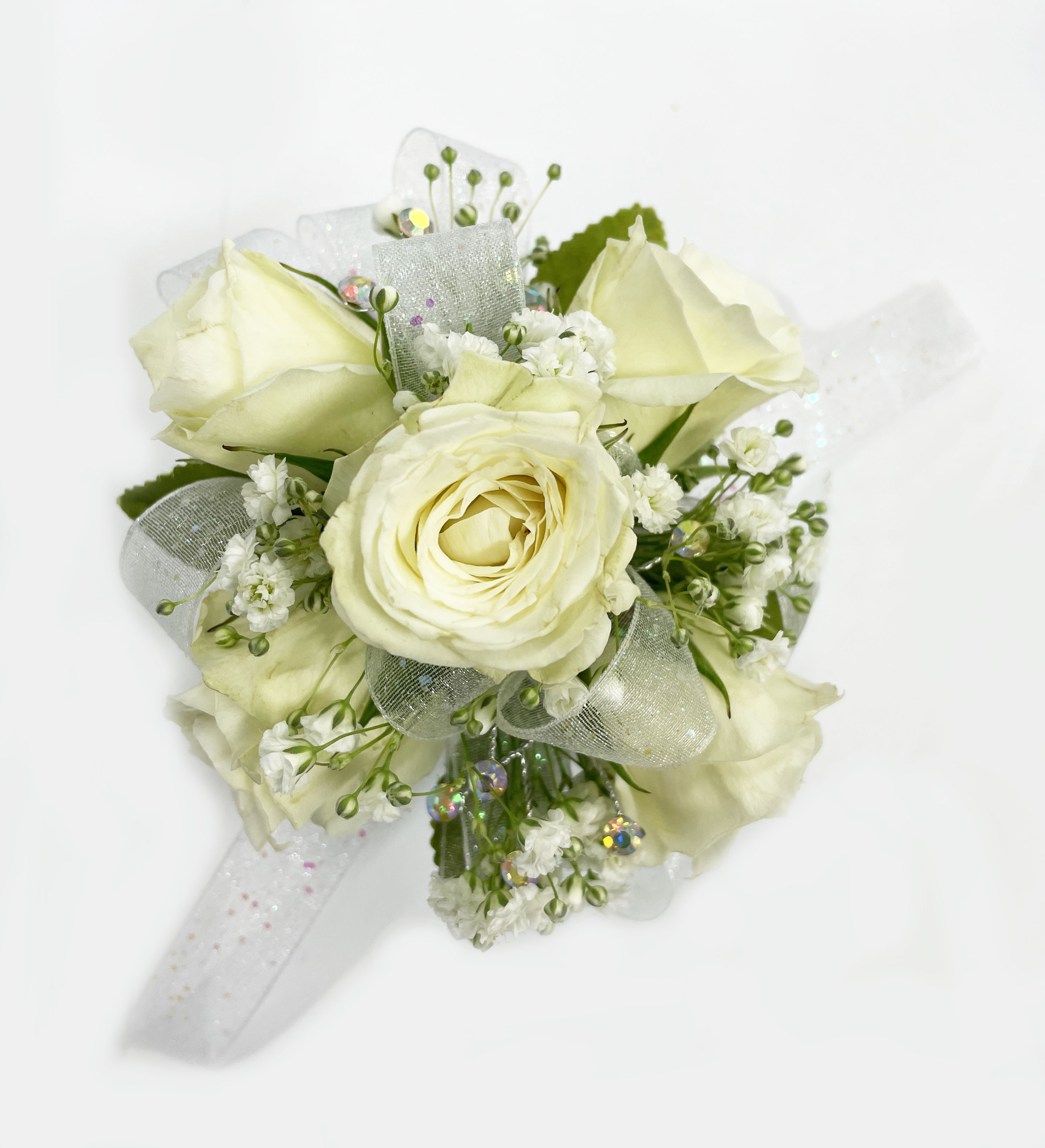 Prom Flowers - Classic White Mini Rose Wrist Corsage - #1 Florist in  Central Ohio - Flowerama Columbus - Same Day Flower Delivery » Flowerama  Columbus