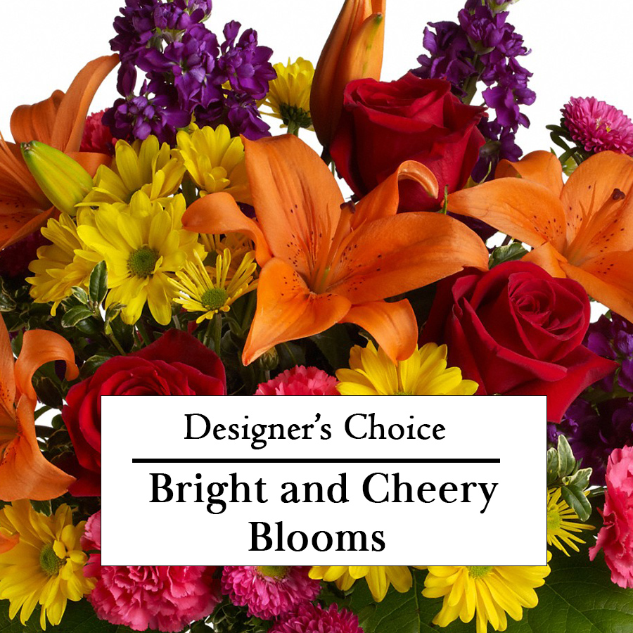 Vibrant and Cheery Floral Stand