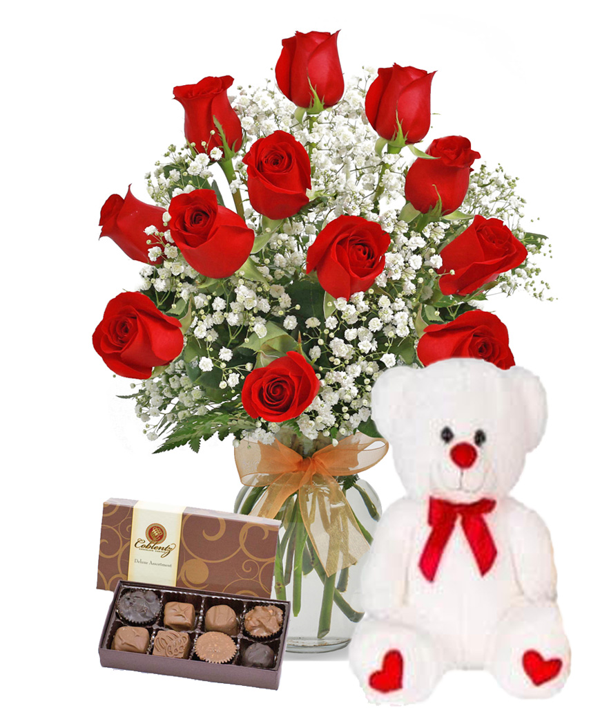 Valentine's Day Packages Love Me Do Package Columbus OH Florist